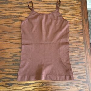Shapermint Essentials XL All Day Every Day Scoop Neck Cami 62001 Chocolate Brown